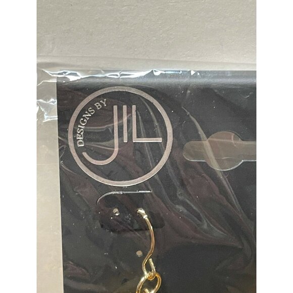 Designs by Jil earrings dangle pierced 4" yellow - Picture 3 of 5